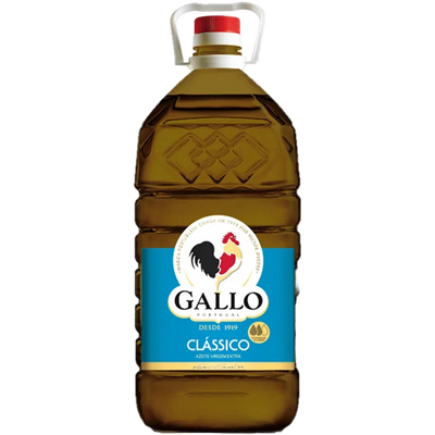 Gallo olive oil bottle on a white background