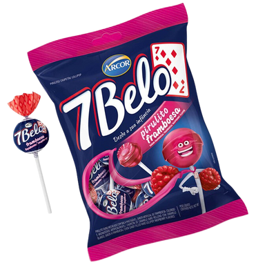 7 Belo Raspberry Lollipop - 500g