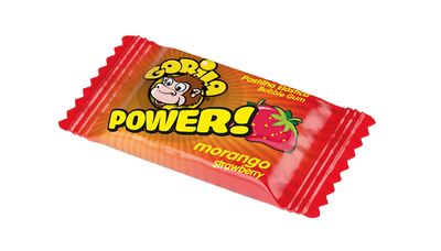 Gorilla-Erdbeer-Power-Lutschtablette