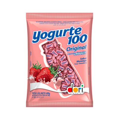 Joghurt-Kaubonbons 100 Erdbeere – 600 g