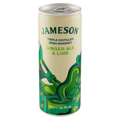 Jameson Whiskey Ginger Ale & Lime – 250 ml