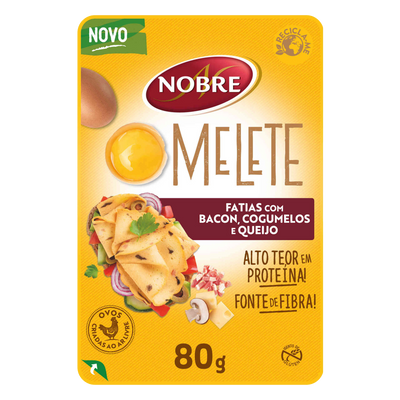 Omelette Bacon and Mushroom Slices - 80g