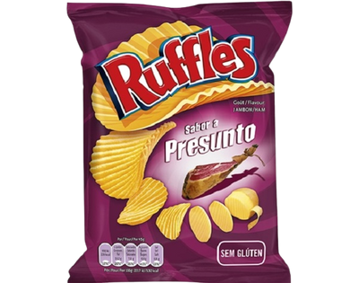 Kartoffelchips mit Schinkengeschmack