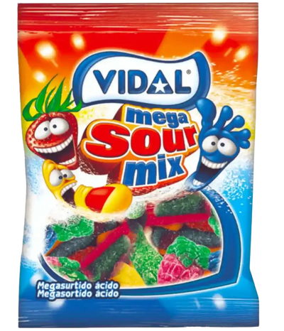Vidal Gomas Mega Sour Mix - 90g