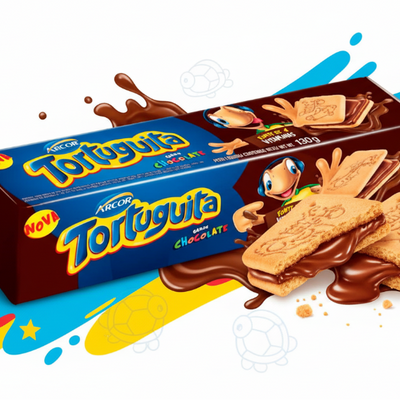 Tortuguita Chocolate-Filled Cookie - 130g