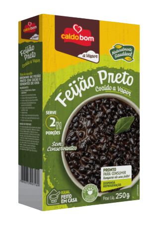 Gedämpfte schwarze Bohnen – 250 g