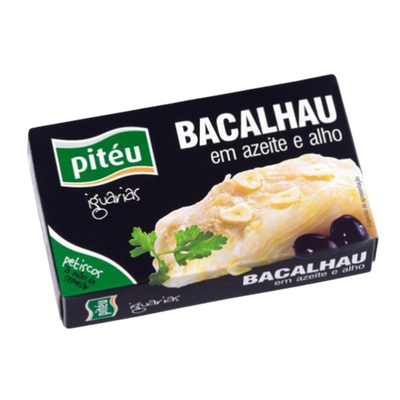 Olivenöl und Knoblauch-Kabeljau – 120 g