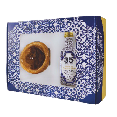 Paket mit 1 Miniatur + 1 Steingutbecher