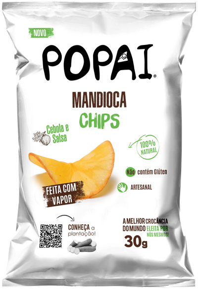 Cassava Chips with Onion and Parsley - 30g