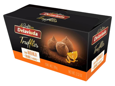 Kakao- und Orangentrüffel – 100 g