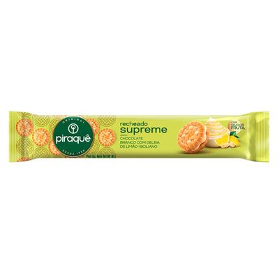 Supreme White Chocolate Lemon Filled Biscuit - 80g
