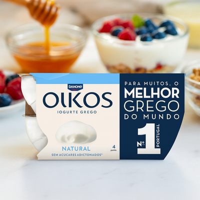 Oikos Iogurte Grego Natural 4 x 110g