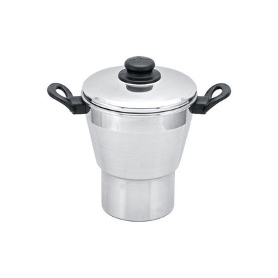 Couscous-Schüssel aus poliertem Aluminium – 18 cm