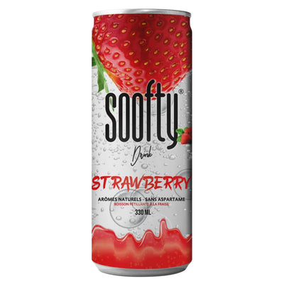 Erdbeer-Sprudelwasser - 330 ml