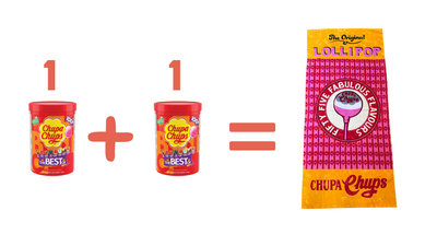 Chupa Chups Originaltube – 100 Einheiten.