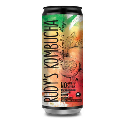 Non-Alcoholic Mango and Passion Fruit Kombucha - 330ml