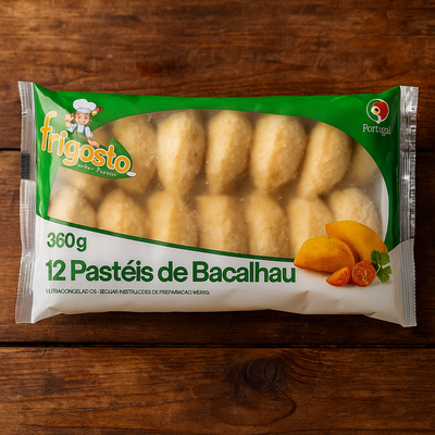 Kabeljau-Gebäck Pastéis de Bacalhau - 380g