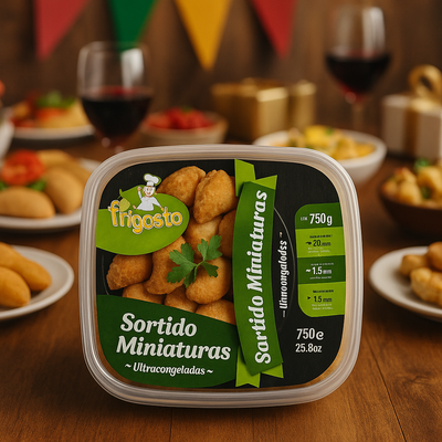 Mini Croquetes Sortidos 50 unid. – 750g