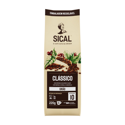 Klassisch geröstete Kaffeebohnen – 220 g