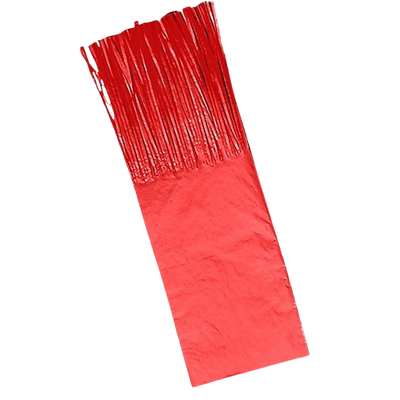 Seidenpapier mit Fransen für Red Bullets, 48 Einheiten – 23 x 7,5 cm