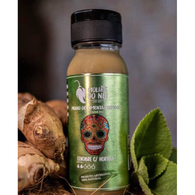 Molho de Pimenta com Gengibre & Hortelã - 180ml
