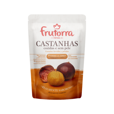 Frutorra Kastanien ohne Haut gekocht - 100g