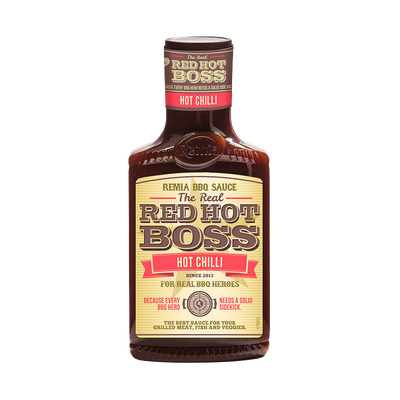 Red Hot Boss BBQ Scharfe Chilisauce - 450ml
