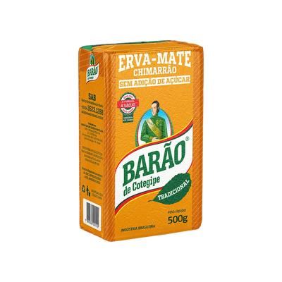 Box of Barão de Cotegipe Erva-Mate Chimarrón on a white background