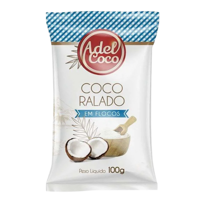 Coco ralado em flocos - 100g