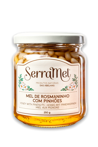 Rosmarinhonig mit Pinienkernen – 250 g