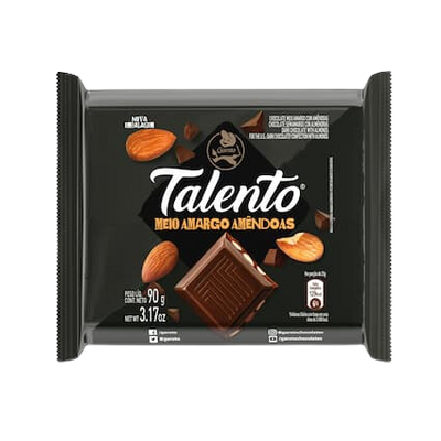Talento Dark Chocolate Almonds - 90g