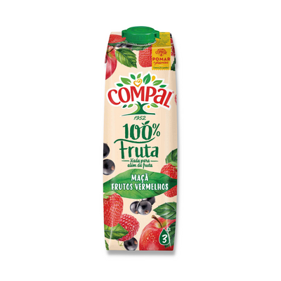 Compal Apple and Red Fruits 100% Fruit - 1L