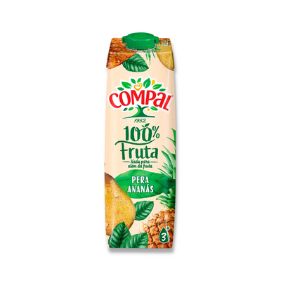 Compal Pear and Pineapple 100% Fruit - 1L