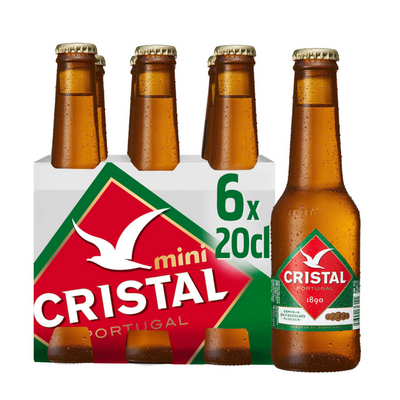 Crystal Beer Mini - 6 Units. x 200ml