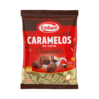 Bala de Caramelo e Chocolate - 660g