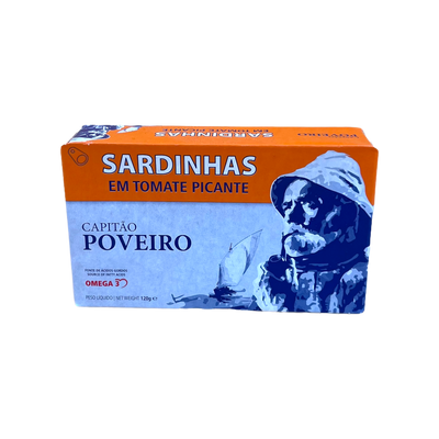 Sardines in Spicy Tomato Capitão Poveiro - 120g