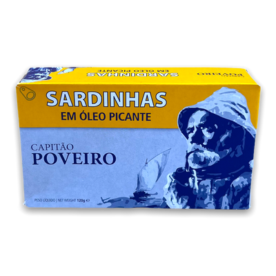 Sardinen in würzigem Öl Capitão Poveiro - 120g