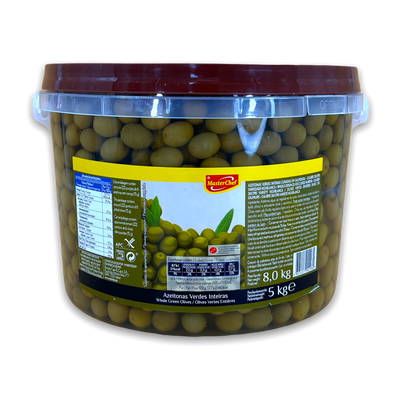 In Salzlake eingelegte grüne Oliven 261/290 – 5 kg