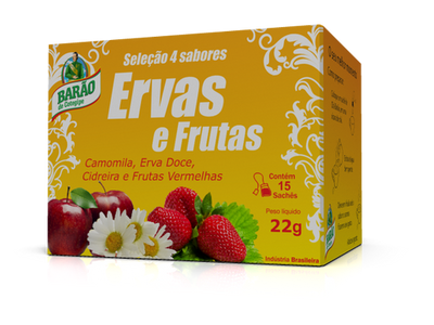 Teeauswahl 4 Geschmacksrichtungen