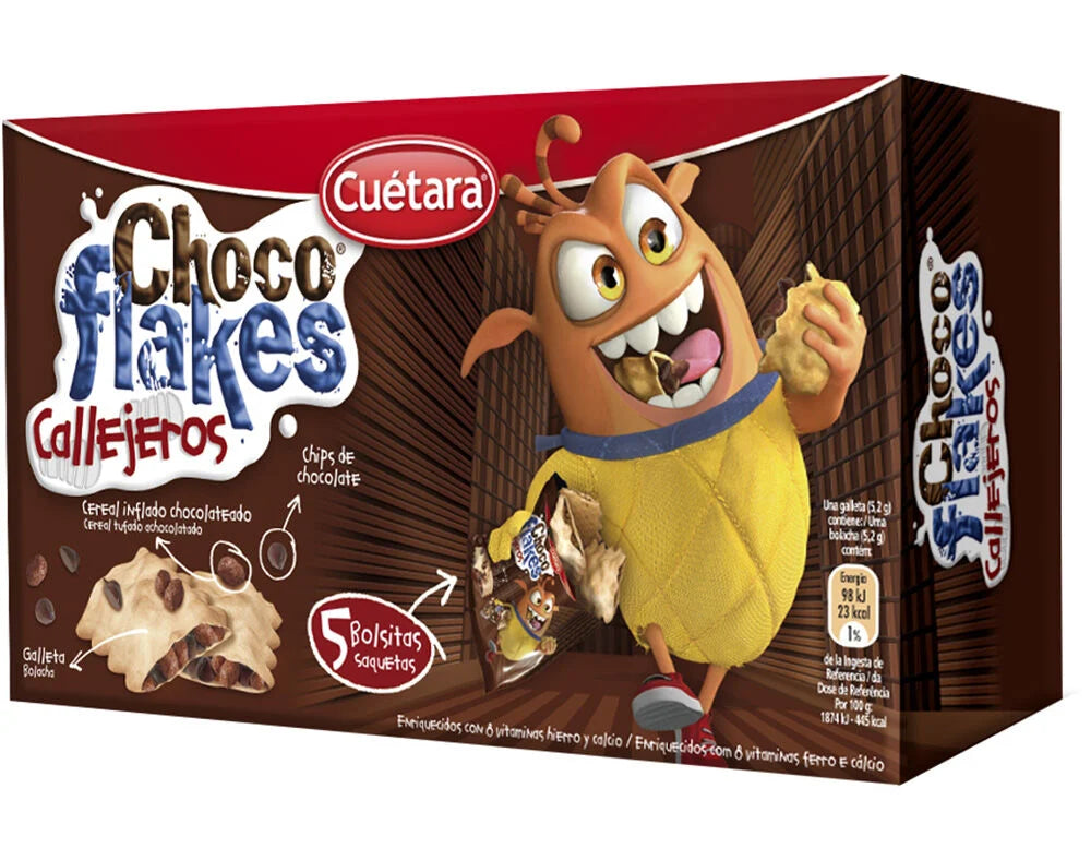 Cuétara Choco Flakes Callejeros (2x50g) - 250g