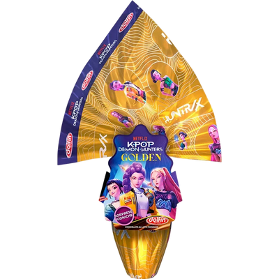 Ovo de Páscoa de Chocolate de Leite Guerreiras K-POP - 220g