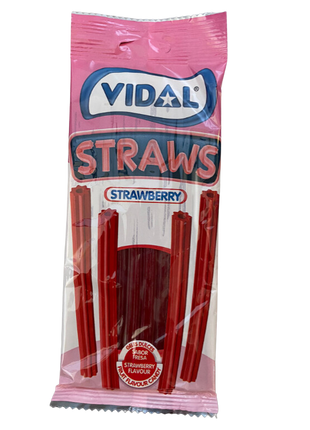Straws Strawberry Assorted Gummies - 90g