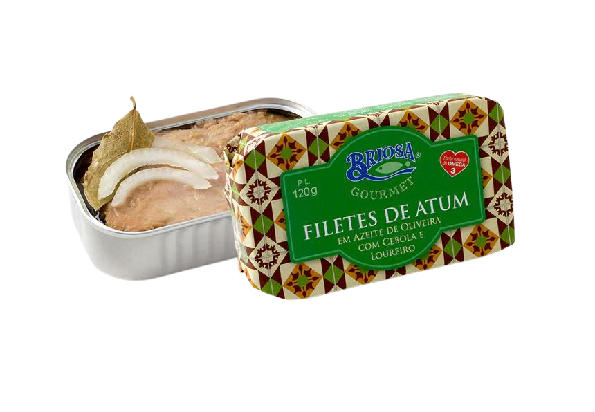 Tuna Fillets in Olive Oil with Onion and Laurel - 120g
