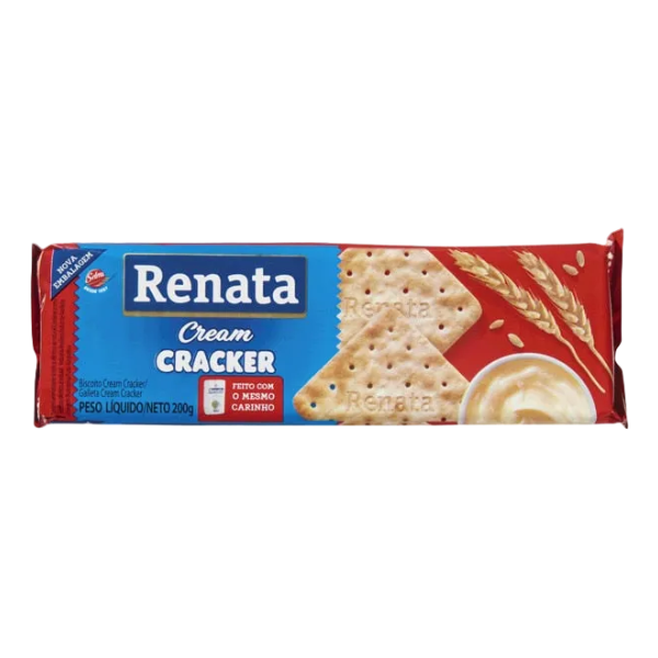 Renata Cream Cracker packaging on a white background