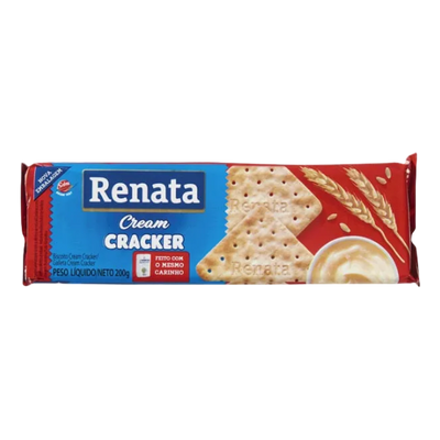 Renata Cream Cracker packaging on a white background