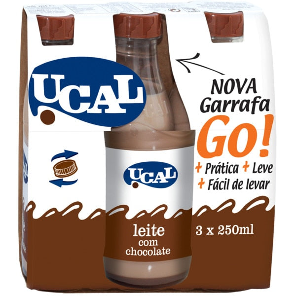 Ucal Milk Chocolate Pet (3x250ml)