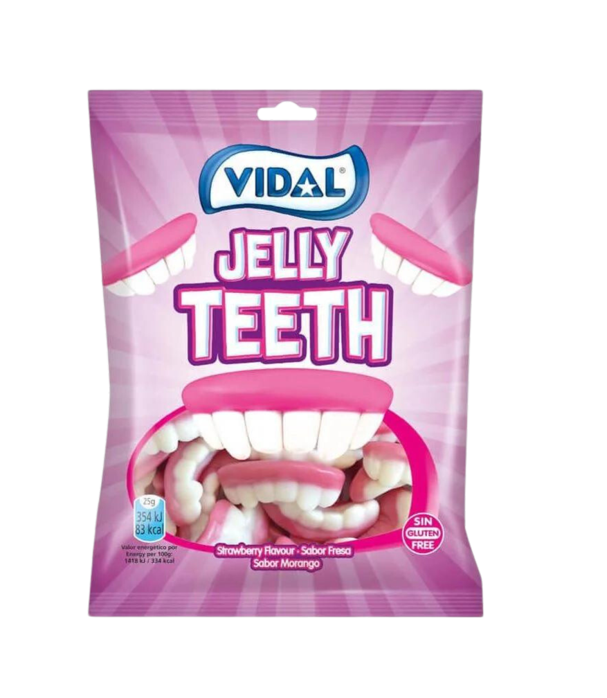 Assorted Jelly Teeth Gummies - 90g