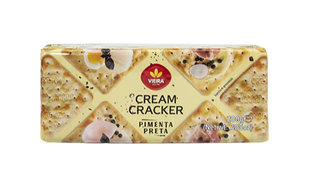 Schwarzer Pfeffer-Creme-Cracker-Keks – 200 g