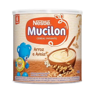 Mucilon de Arroz & Aveia Lata - 400g