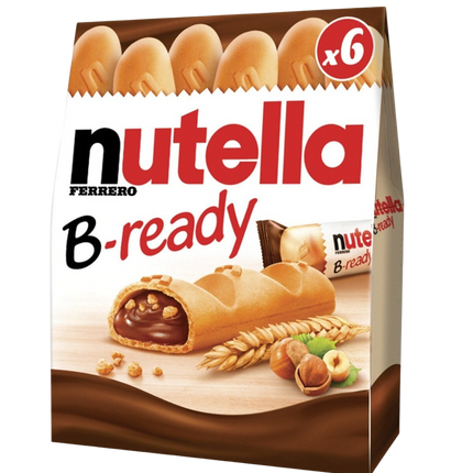 Bolachas Crocantes Recheadas B-Ready - 132g